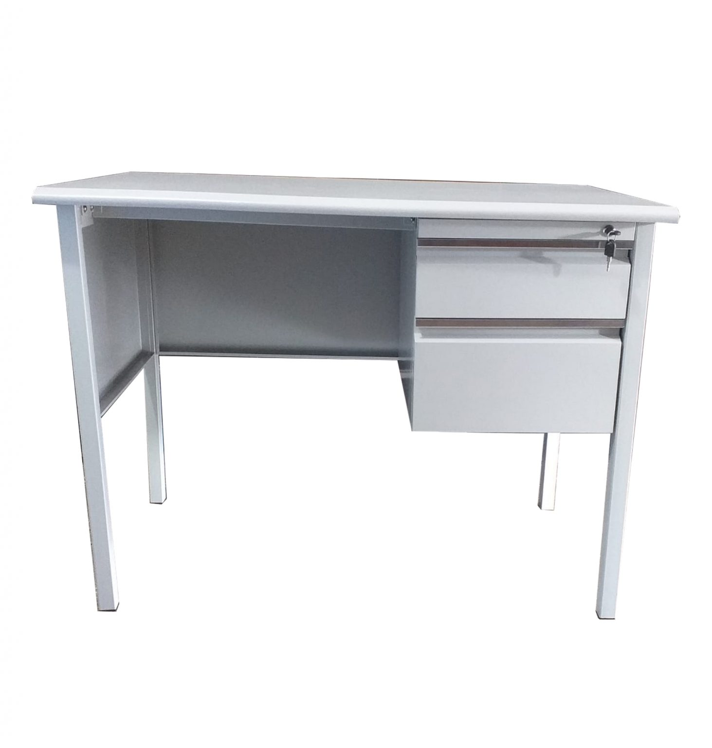 ESCRITORIO SECRETARIAL DE METAL 100 X 60 X 75 CM – Comercial Emanuel